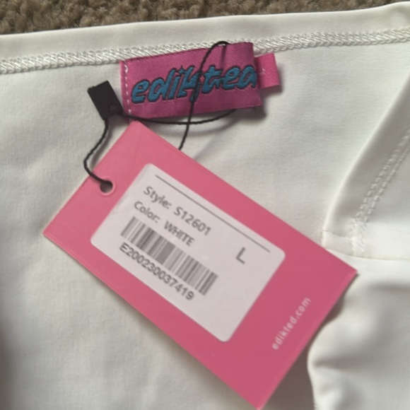 Edikted Darcey Cut-Out Tube Top white NWT - Picture 4 of 4